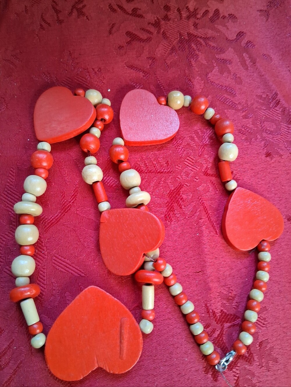 Mixed Media Craft Beads Lot 3 Piece Wood, Plastic, Glass